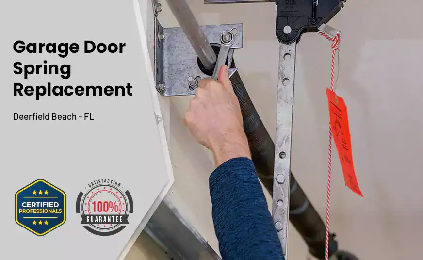 Garage Door Spring Replacement Deerfield Beach - FL 